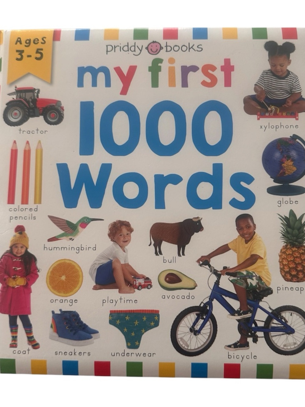 PRIDDY BOOKS - My First 1000 Words - Colorful Children's Vocabulary Book